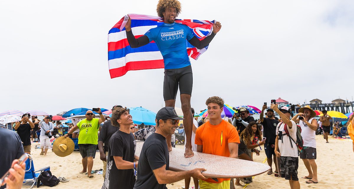Havaí domina o pódio em mundial de Longboard