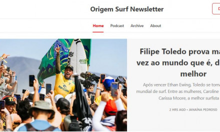 Origem Surf estreia Newsletter com análise sobre o mundial