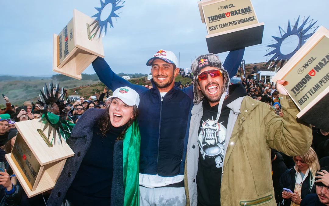 Brasil vence todas as categorias do mundial em Nazaré