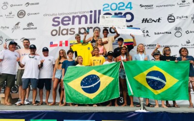 Brasileiros conquistam 13 pódios no Semillero Olas Pro Tour 2024