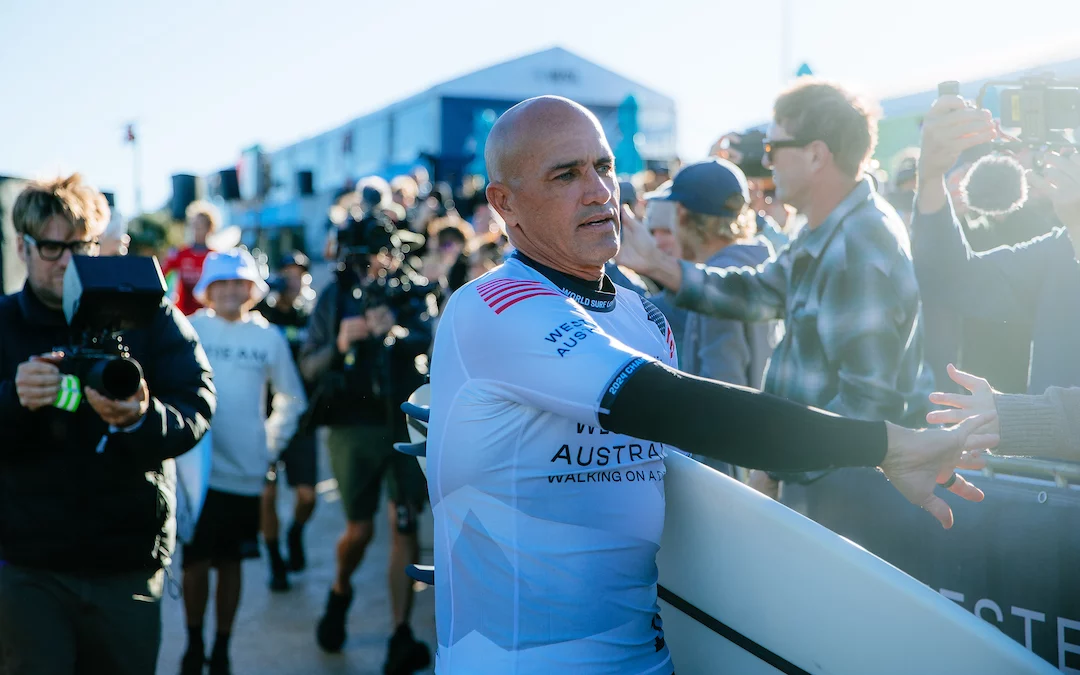 Kelly Slater sugere aposentadoria em Margaret